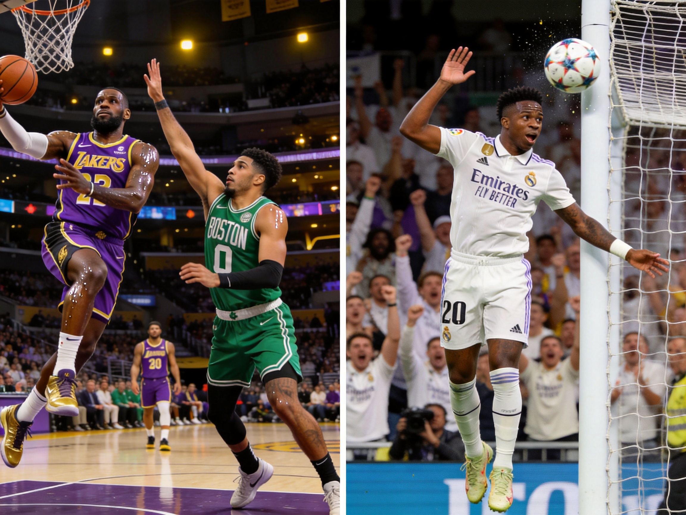 NBA 湖人胜凯尔特人